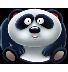 Sevimli Hayvanlar Çıkartmalı Boyama Panda
