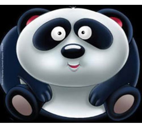 Sevimli Hayvanlar Çıkartmalı Boyama Panda