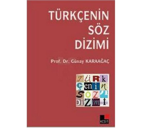 Türkçenin Söz Dizimi