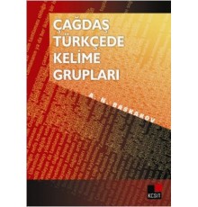 Çağdaş Türkçede Kelime Grupları