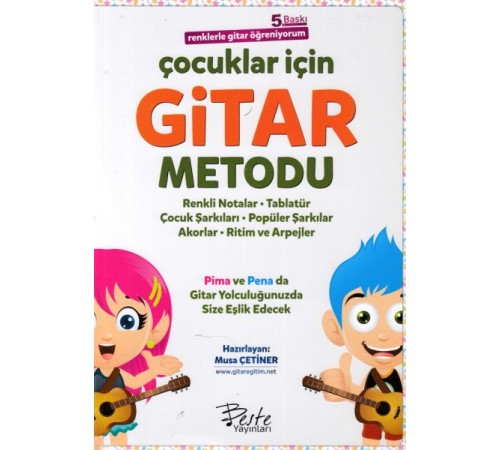 Çocuklar İçin Gitar Metodu - Renklerle Gitar Öğreniyorum