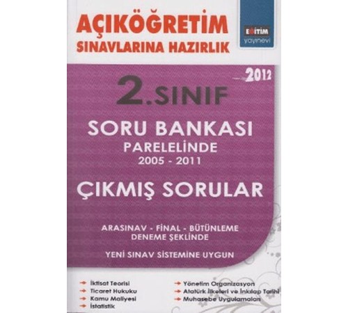 2. Sınıf Açıköğretim Sınavlarına Hazırlık