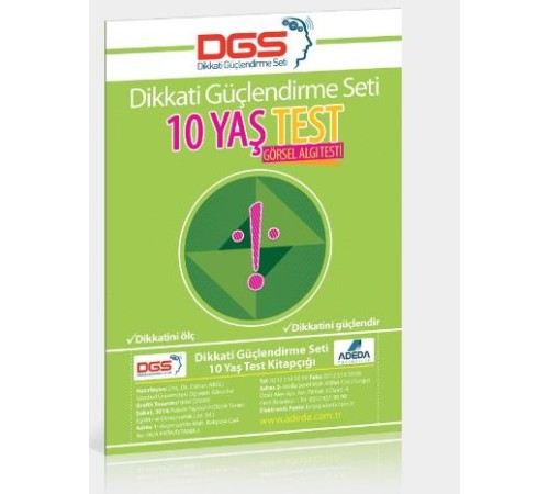 Dikkati Güçlendirme Seti 10 Yaş Test