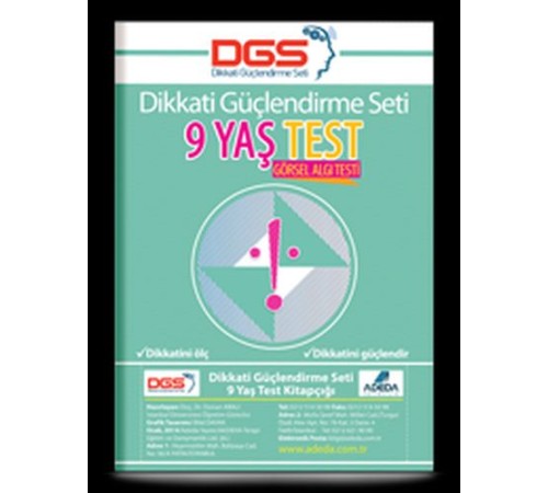 Dikkati Güçlendirme Seti 9 Yaş Test