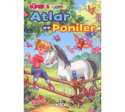 Süper Boyama-Atlar Ve Poniler-2