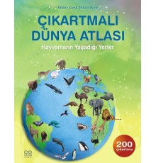 Çıkartmalı Dünya Atlası / Hayvanların Yaşadığı Yerler