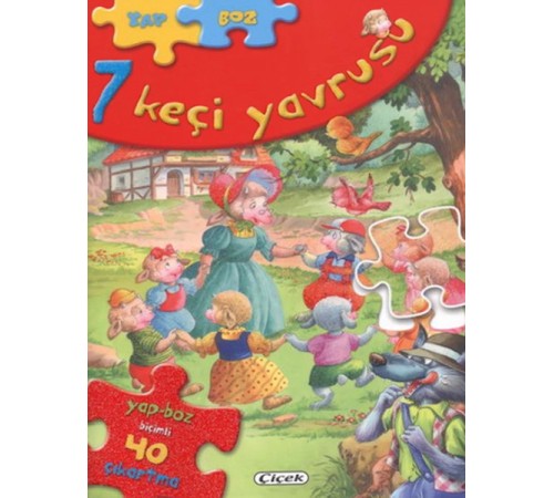 7 Keçi Yavrusu Yap-Boz Çıkartmalı Masallar 1 7 Keçi Yavrusu Yap-Boz Çıkartmalı Masallar 1