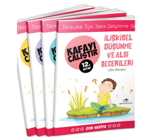 Kafayı Çalıştır Seti (4 Kitap) - Zor Seviye Kafayı Çalıştır Seti (4 Kitap) - Zor Seviye