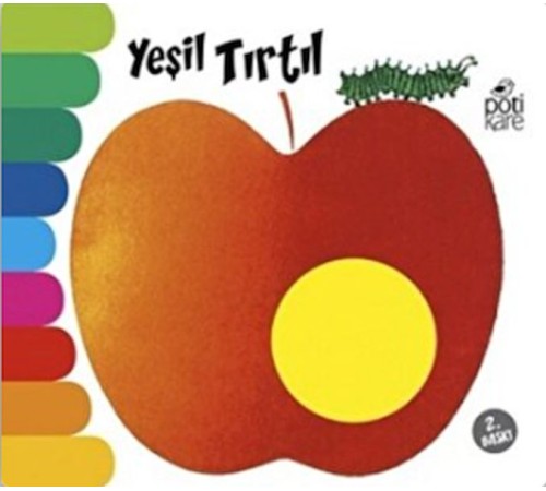 Yeşil Tırtıl - Delikli Kitaplar Serisi