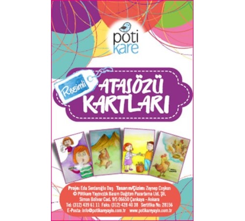 Resimli Atasözü Kartları