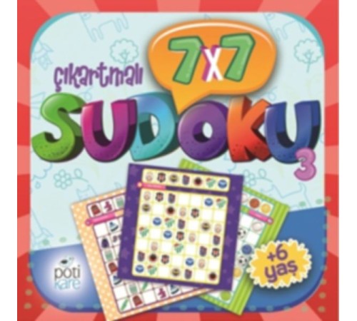 7 x 7 Sudoku - 3 (Çıkartmalı)