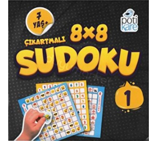 8x8 Çıkartmalı Sudoku 7+ (1)
