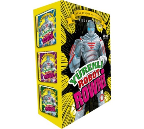 Yürekli Robot Rowni Seti - 3 Kitap Kutulu Yürekli Robot Rowni Seti - 3 Kitap Kutulu
