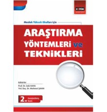 Araştırma Yöntemleri ve Teknikleri