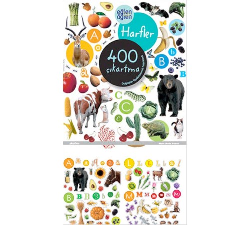 Eğlen Öğren - Harfler 400 Çıkartma