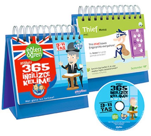 Eğlen Öğren Resimli 365 İngilizce Kelime (9 -11 Yaş + CD)
