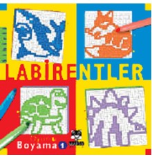 Marsık Labirentler-Oyunlu Boyama