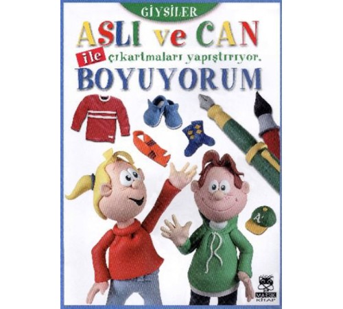 Aslı Ve Can Giysiler Çıkartma Boyama