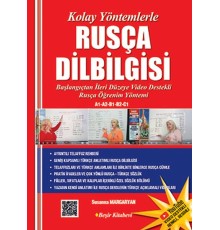 Kolay Yöntemlerle Rusça Dilbilgisi Renkli Resimli  Video destekli Karekodlu
