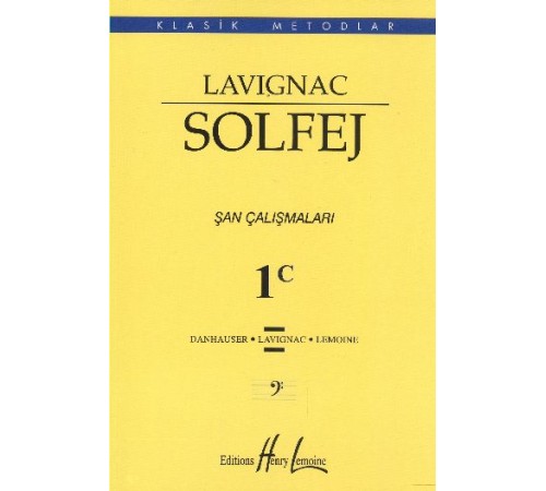 Lavignac 1C - Solfej Şan Çalışmaları