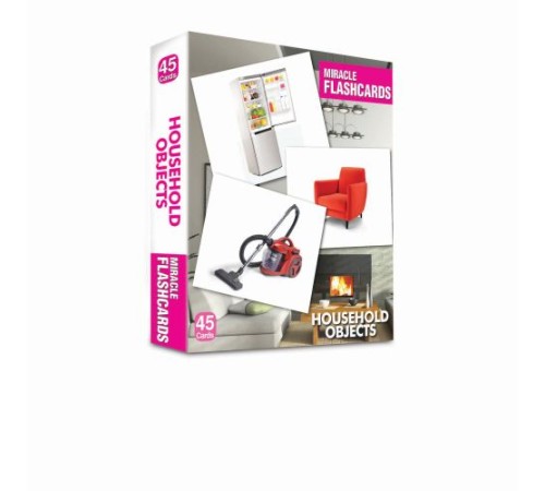 Miracle Flashcards Household Objects (45 Cards)