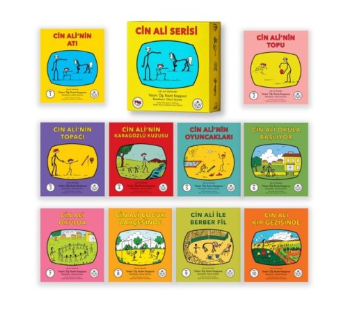 Cin Ali Serisi Kutulu Set (10 Takım Kitap) Cin Ali Serisi Kutulu Set (10 Takım Kitap)