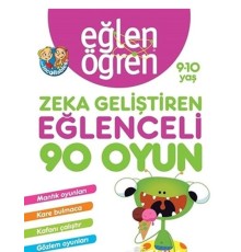 Eğlen Öğren 9-10 Yaş - Zeka Geliştiren Eğlenceli 90 Oyun