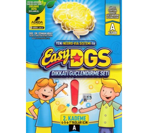 EASY Dikkati Güçlendirme Seti 4-7 yaş A Kitapçığı EASY Dikkati Güçlendirme Seti 4-7 yaş A Kitapçığı