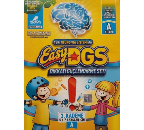 EASY Dikkati Güçlendirme Seti 5-8 yaş A Kitapçığı EASY Dikkati Güçlendirme Seti 5-8 yaş A Kitapçığı