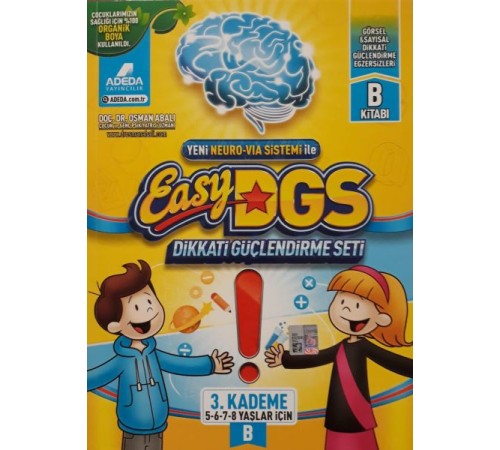 EASY Dikkati Güçlendirme Seti 5-8 yaş B Kitapçığı