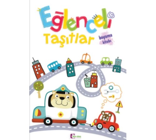 Eğlenceli Taşıtlar Boyama Kitabı