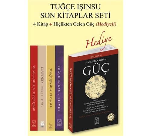 Tuğçe Işınsu Son Kitaplar Seti - Hiçlikten Gelen Güç Hediyeli - 5 Kitap Tuğçe Işınsu Son Kitaplar Seti - Hiçlikten Gelen Güç Hediyeli - 5 Kitap