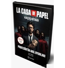La Case De Papel Kaçış Kitabı - Profesör'ün Akıl Oyunları (Ciltli) (Maske Hediyeli)
