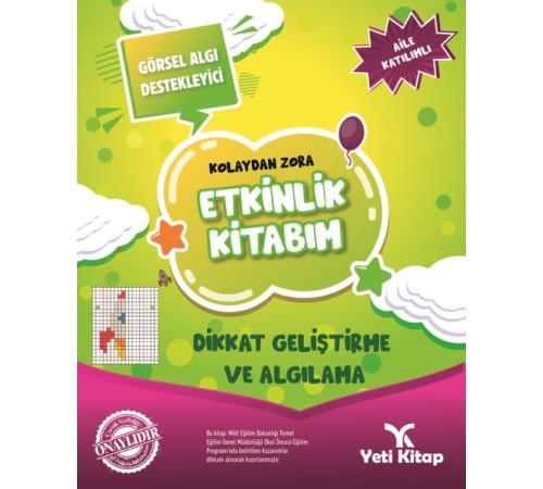 Kolaydan Zora Etkinlik Kitabım - Dikkat Geliştirme ve Algılama