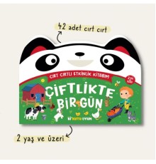 Cırt Cırtlı Etkinlik Kitabım - Çiftlikte Bir Gün (2+ Yaş)