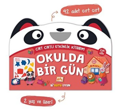 Cırt Cırtlı Etkinlik Kitabım - Okulda Bir Gün (2+ Yaş)