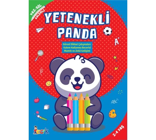 Yetenekli Panda - Yaz-Sil-Kalemli