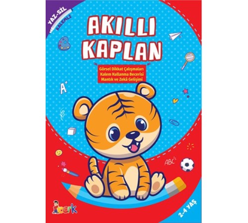 Akıllı Kaplan - Yaz-Sil-Kalemli Akıllı Kaplan - Yaz-Sil-Kalemli