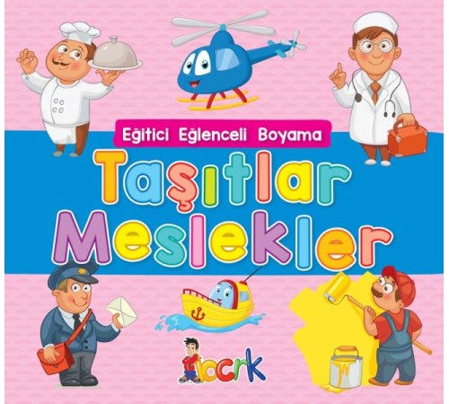 Taşıtlar Meslekler - Eğitici Eğlenceli Boyama