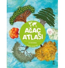 Ağaç Atlası- Dev Harita ve Çıkartma Hediyeli- Karton Kapak