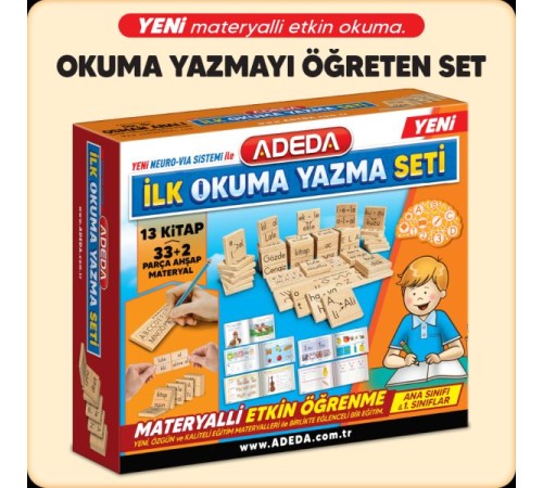 İlk Okuma Yazma Seti (Anasınıfı - 1.Sınıflar)