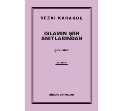 İslamın Şiir Anıtlarından