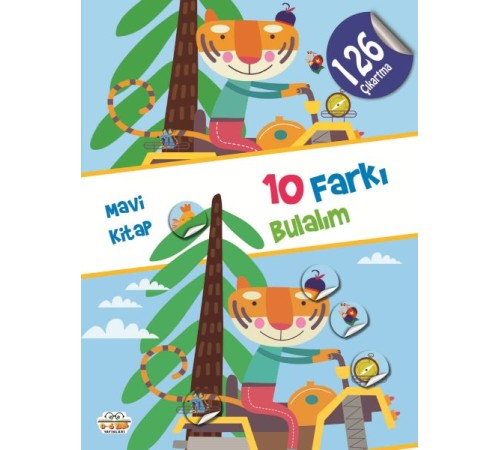 10 Farkı Bulalım -Mavi Kitap 10 Farkı Bulalım -Mavi Kitap