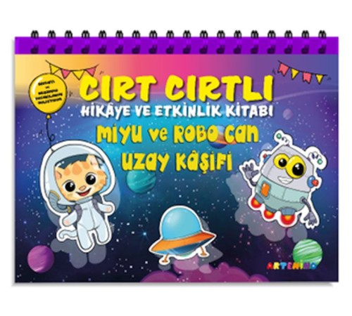 Miyu Ve Robo Can Uzay Kaşifi - Cırt Cırtlı Hikaye ve Aktivite Kitap Serisi Miyu Ve Robo Can Uzay Kaşifi - Cırt Cırtlı Hikaye ve Aktivite Kitap Serisi