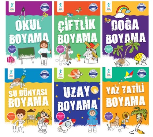 Çocuk Gelişimi Türkçe İngilizce Boyama Seti