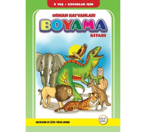 Orman Hayvanları Boyama Kitabı