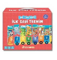 İlk Sayı Trenim - Cırt Cırtlı Yapboz ve Kitap Seti