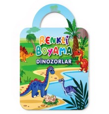 Renkli Boyama Dinozorlar