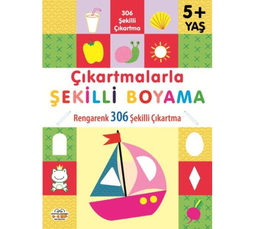 Çıkartmalarla Şekilli Boyama 5 Yaş Üstü