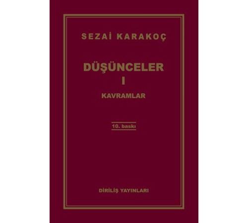 Düşünceler 1 - Kavramlar